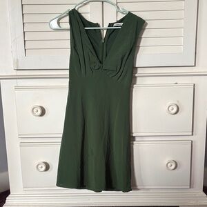 Abercrombie & Fitch Forest Green Mini Dress